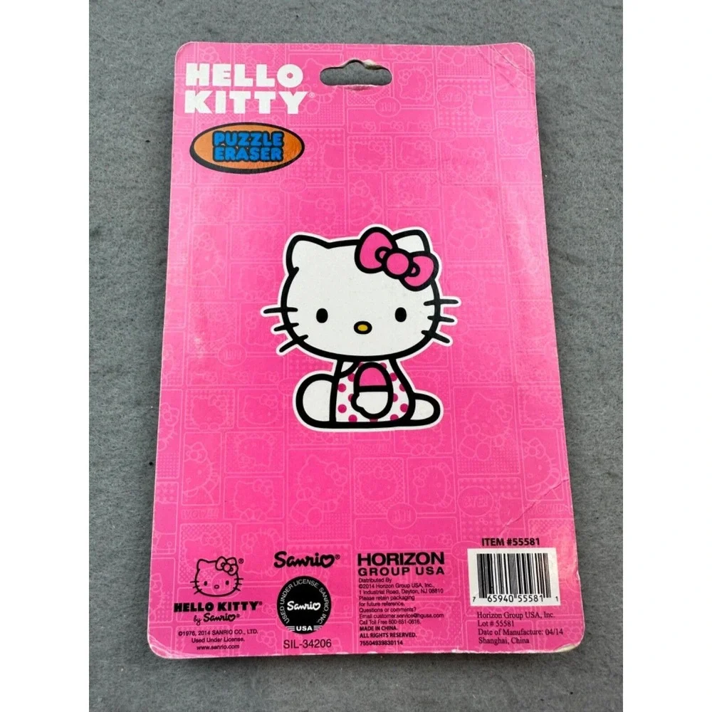 New 2014 Samrio Hello Kitty Puzzle Eraser New‎ #55581